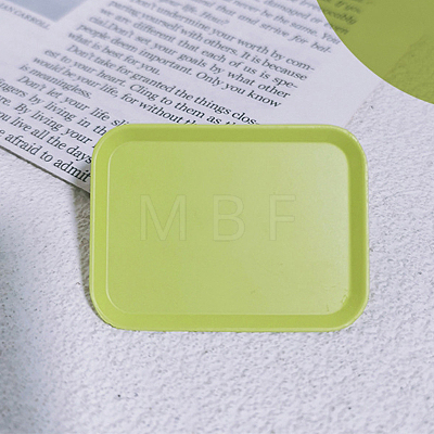 Spray Printed Alloy Rectangle Storage Tray Model PW-WG7D024-03-1