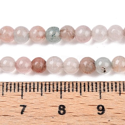 Dyed Natural White Jade Beads Strands G-T140-4mm-A04-1