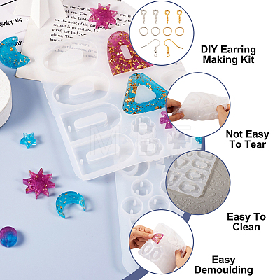 DIY Earring Making Sets DIY-TA0004-33-1