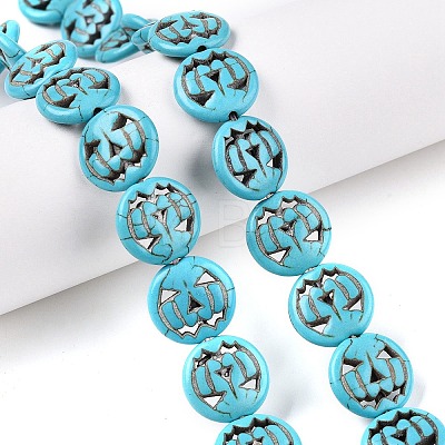 Synthetic Turquoise Beads Strands UNKW-T001-A10-02-1