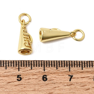 Sports Brass Charms KK-A289-04B-G-1