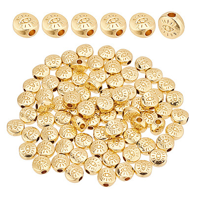 GOMAKERER 80Pcs Alloy Beads FIND-GO0002-08-1