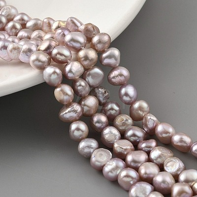 Natural Cultured Freshwater Pearl Beads Strands PEAR-A006-07D-1