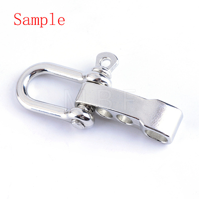 304 Stainless Steel Shackles Clasps Findings STAS-O114-090AS-1