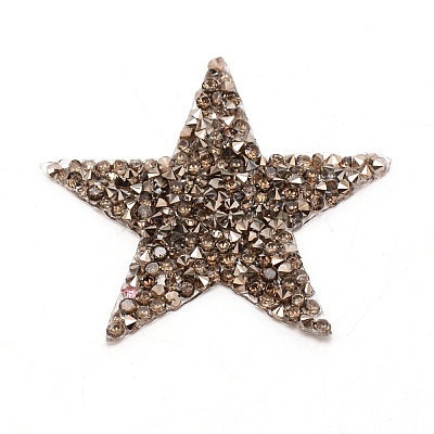 Star Glitter Hotfix Rhinestone DIY-WH0301-92B-04-1