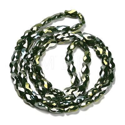 Electroplate Glass Beads Strands EGLA-P066-01A-AB02-1