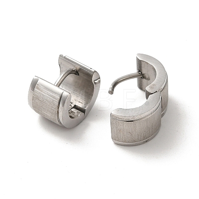304 Stainless Steel Thick Hoop Earrings EJEW-P255-02P-1
