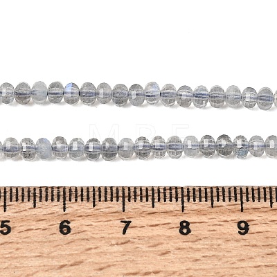Natural Gray Labradorite Beads Strands G-K376-I03-3x4mm-1
