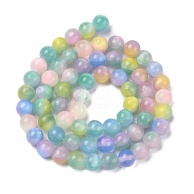 Natural Selenite Beads Strands G-Q162-A01-01A-01-1