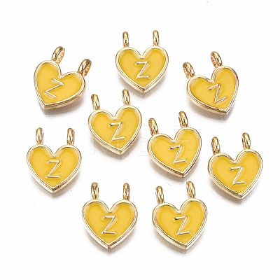 Alloy Enamel Charms ENAM-T012-02Z-RS-1