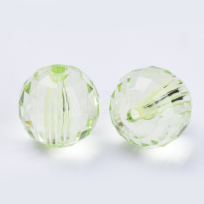 Transparent Acrylic Beads TACR-Q254-8mm-V32-1