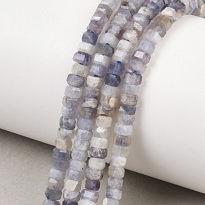 Natural Iolite Beads Strands G-G345-C06-2x4mm-1
