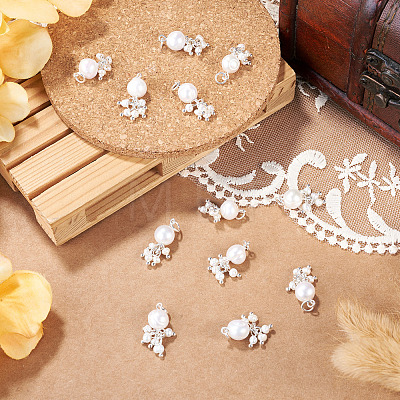 12Pcs Potato Natural Cultured Freshwater Pearl Pendants PALLOY-TA00385-1