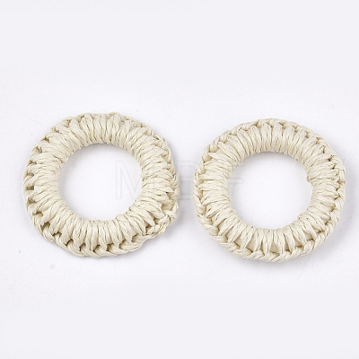 Handmade Woven Linking Rings WOVE-T006-146A-1
