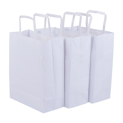 BENECREAT Kraft Paper Bag with Handle CARB-BC0001-07-1