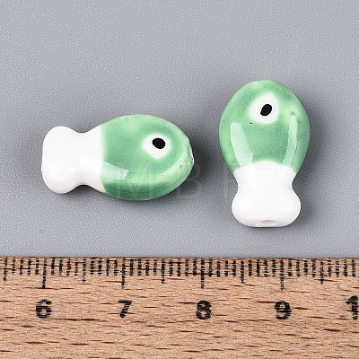 Handmade Porcelain Ceramic Beads PORC-T134-26C-1