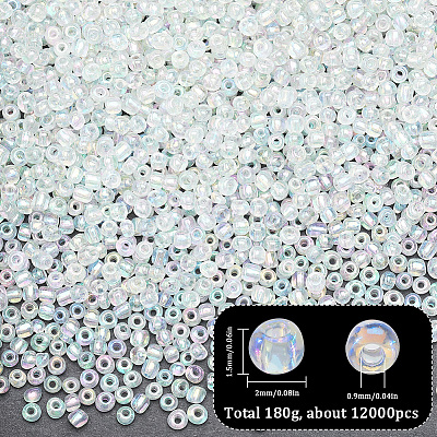 Round Glass Seed Beads SEED-SC0001-54B-1