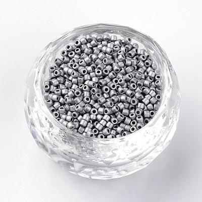Baking Paint Cylinder Seed Beads SEED-R041-15-1