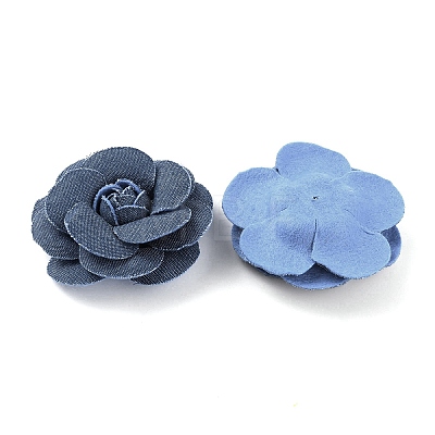 Denim Cloth Flowers DIY-WH0409-37B-1