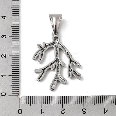 304 Stainless Steel Pendant Rhinestone Settings STAS-B167-13A-P-1