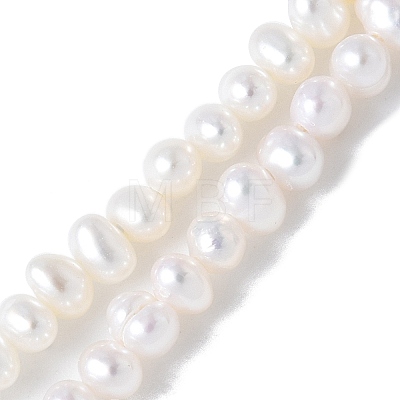 Natural Cultured Freshwater Pearl Beads Strands PEAR-I007-07D-01A-1