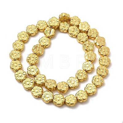 Electroplate Glass Beads Strands EGLA-F166-10G-1