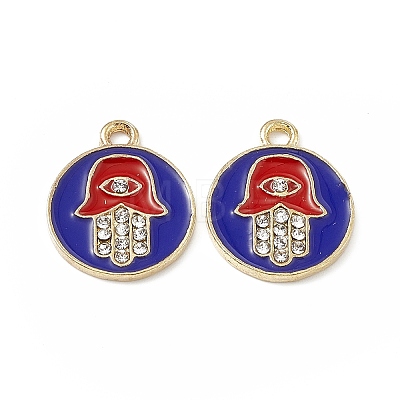 Alloy Crystal Rhinestone Pendants FIND-C019-17KCG-01-1