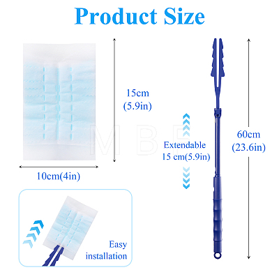Fiber Dust Duster Replacement Pack AJEW-WA0003-63-1