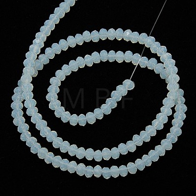 Crystal Glass Rondelle Beads Strands EGLA-F049C-04-1