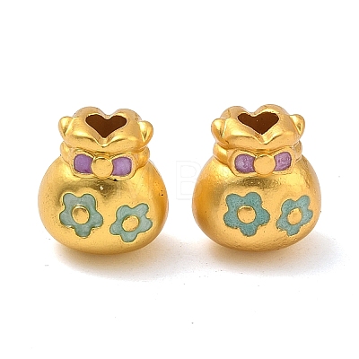 Alloy Enamel European Beads FIND-G111-02MG-01-1