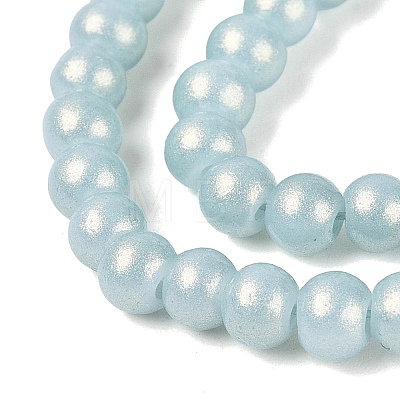 Baking Paint Glass Pearl Beads Strands LS-DGLA-ZX001-05B-14-1