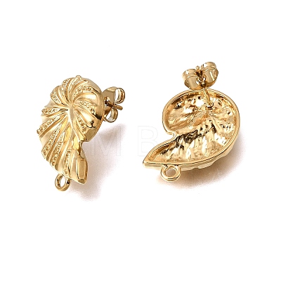 304 Stainless Steel Stud Earring Findings STAS-D391-04B-G-1
