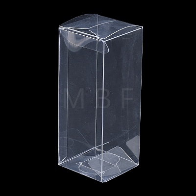 Rectangle Transparent Plastic PVC Box Gift Packaging CON-F013-01N-1