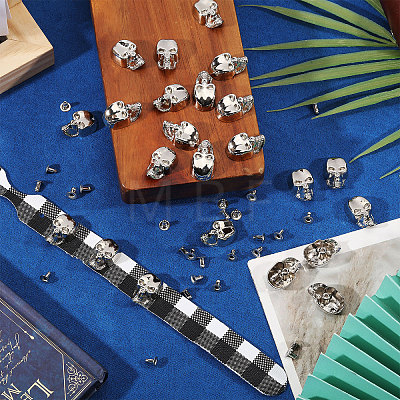 50Pcs Skull Alloy Rivets FIND-CA0011-72B-P-1