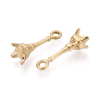 304 Stainless Steel Pendants STAS-T072-127G-1