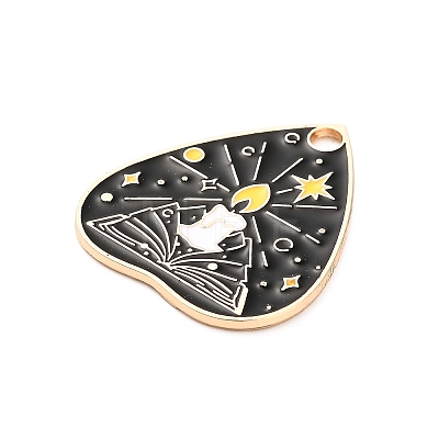 Alloy Enamel Pendants FIND-V001-01G-01-1