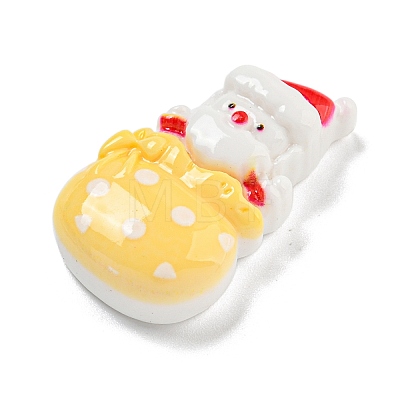 Christmas Opaque Resin Decoden Cabochons RESI-U006-05A-1