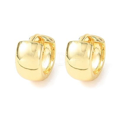 Brass Hoop Earrings EJEW-Q015-21C-G-1