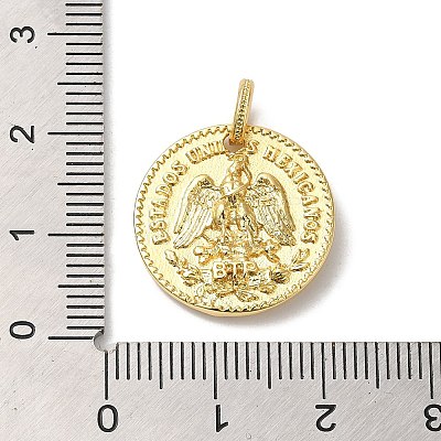 Brass Pendants KK-Z033-18G-1