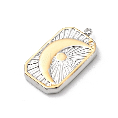 304 Stainless Steel Pendants STAS-A126-03H-GP-1