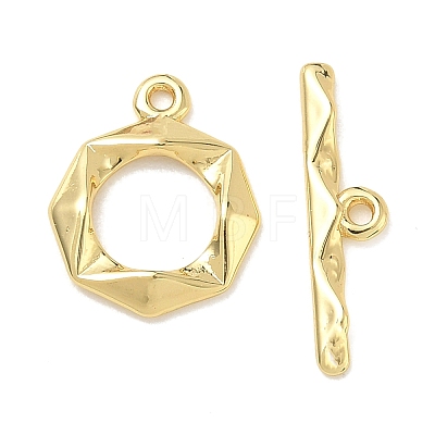 Brass Toggle Clasps KK-CBA42CA-01C-G-1