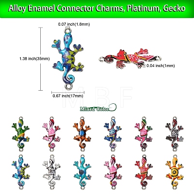 Alloy Enamel Connector Charms ENAM-CJ0002-68-1
