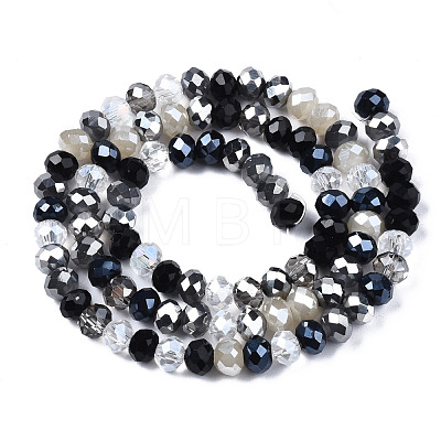 Electroplate Glass Beads Strands EGLA-N002-12A-1