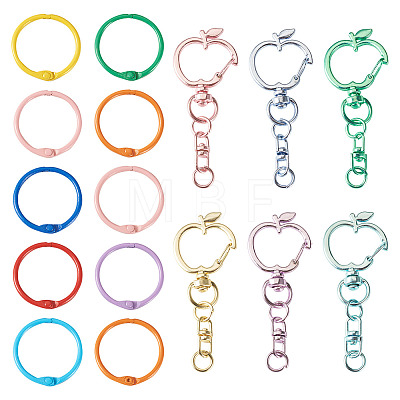 15Pcs Alloy Swivel Clasps FIND-TA0010-56-1