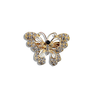 Exquisite Butterfly Rhinestone Brooch PW-WGF328A-01-1