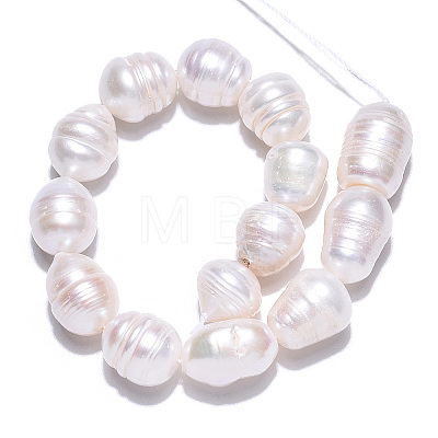Natural Cultured Freshwater Pearl Beads Strands PEAR-N012-11B-1