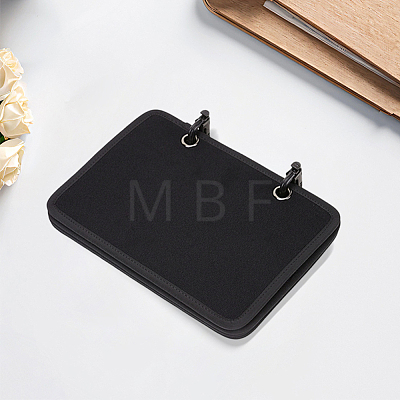 4Pcs Rectangle Velvet Binder Badge Armband Patch Display Board DIY-WH20062-165C-1