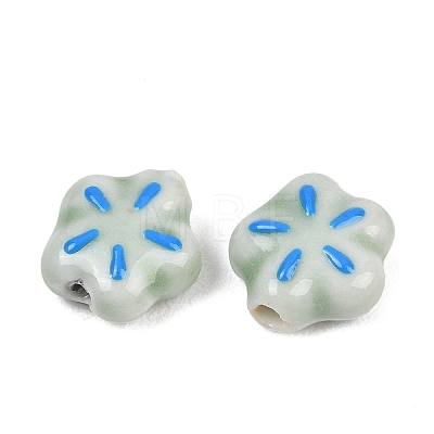 Handmade Porcelain Enamel Beads PORC-G016-07-1