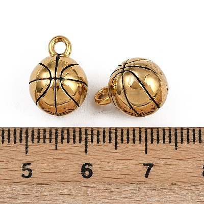 304 Stainless Steel Charms STAS-P410-41B-G-1