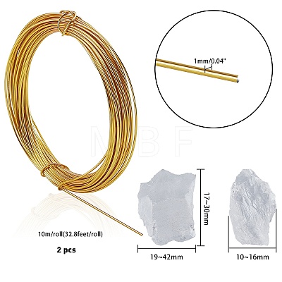 DIY Wire Wrapped Jewelry Making Kits DIY-PH0028-12-1